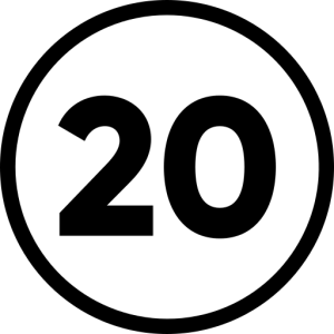 20"