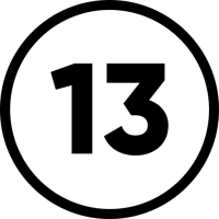 13"